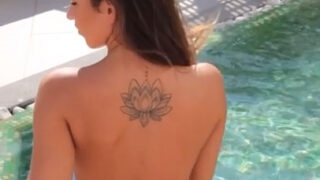 Mikalafuente Full Naked in the Pool so Hot – Onlyfans video